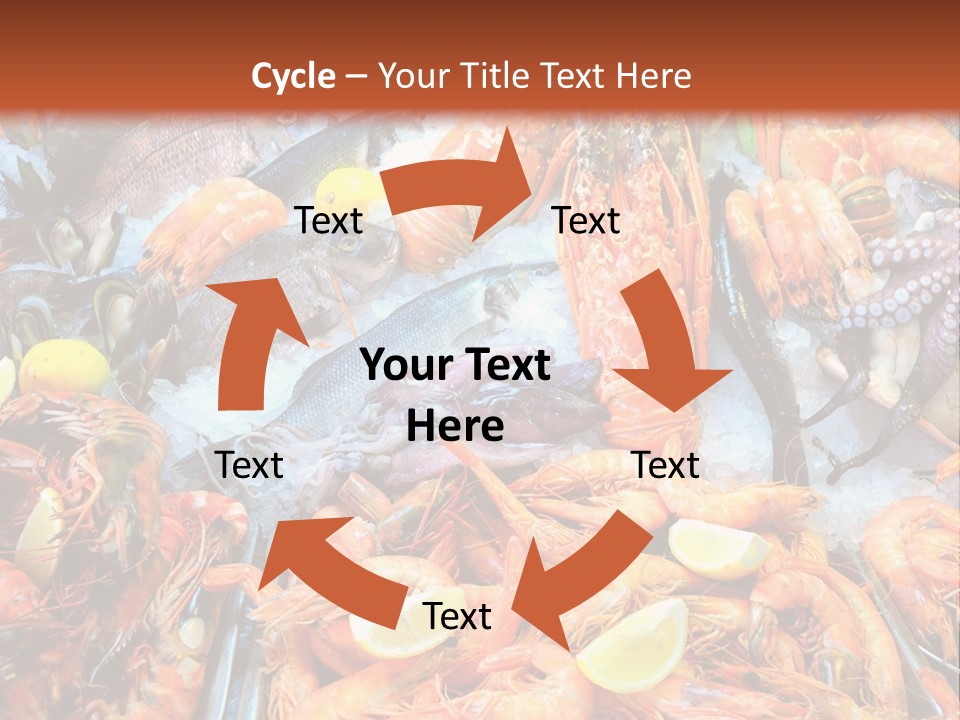 Mussels Meal Fresh PowerPoint Template