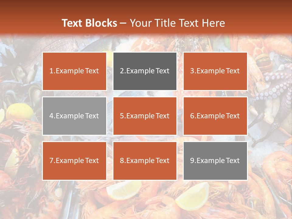 Mussels Meal Fresh PowerPoint Template