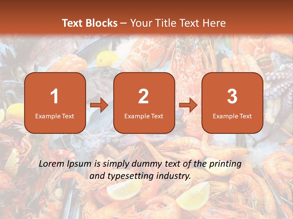 Mussels Meal Fresh PowerPoint Template
