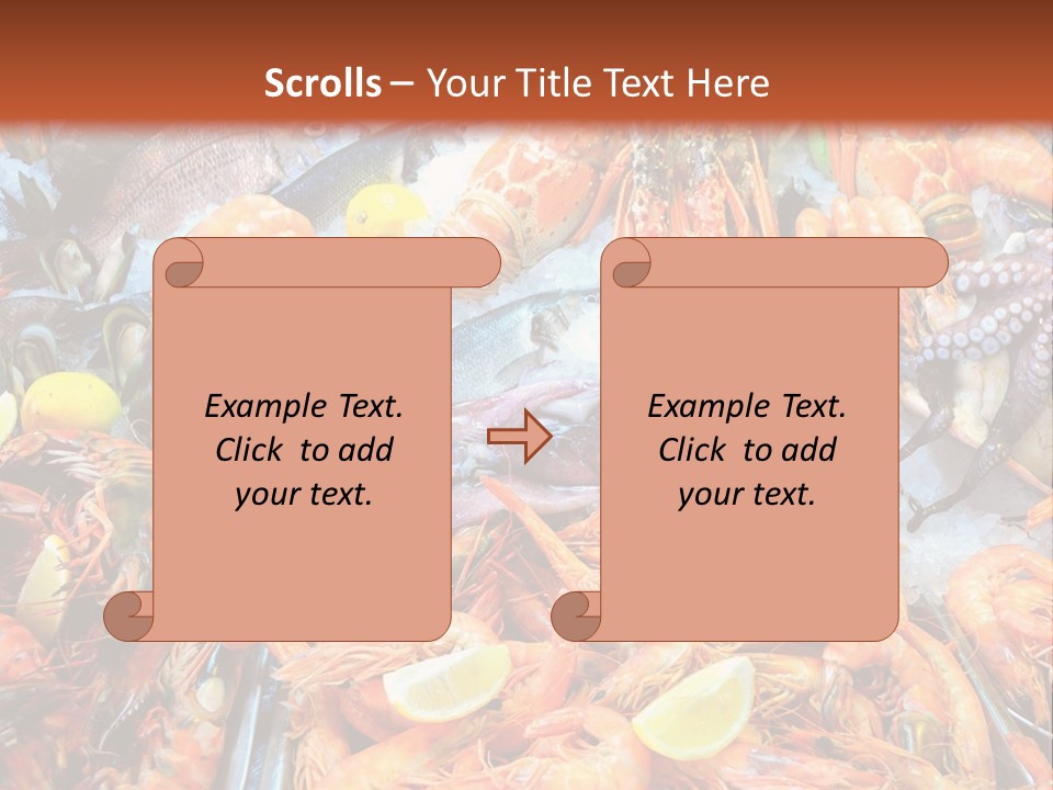Mussels Meal Fresh PowerPoint Template