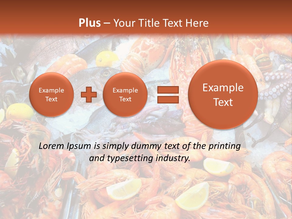 Mussels Meal Fresh PowerPoint Template