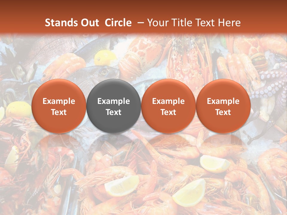 Mussels Meal Fresh PowerPoint Template