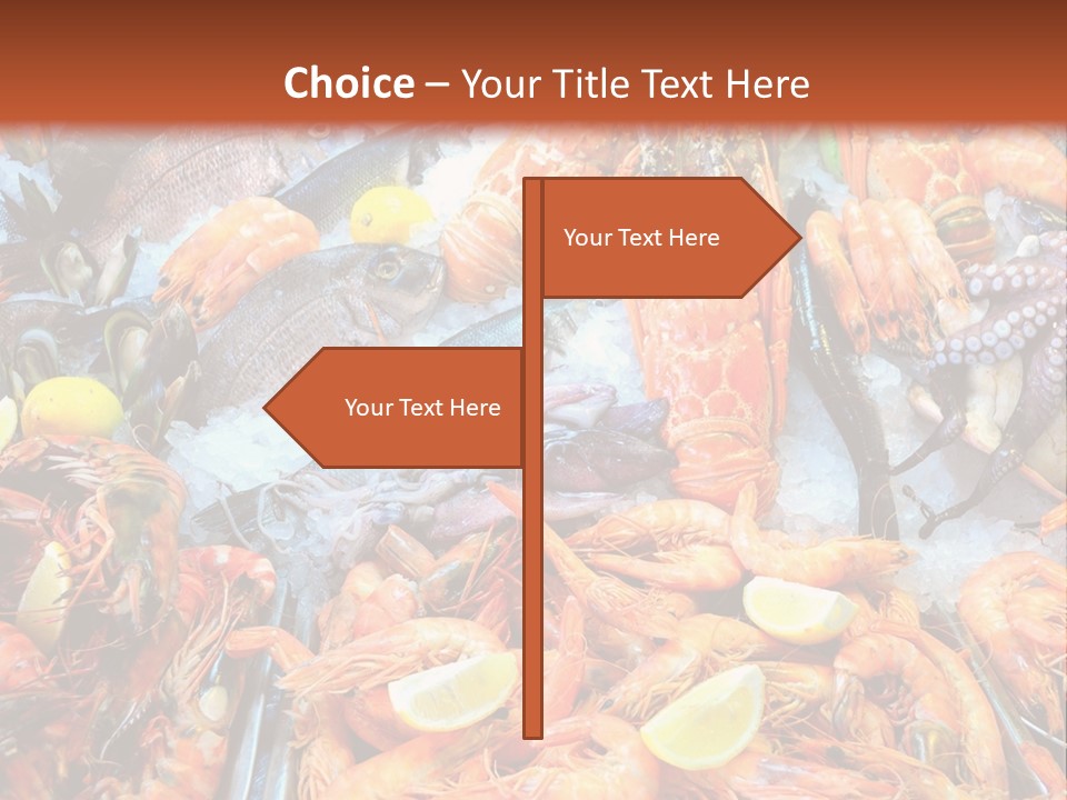 Mussels Meal Fresh PowerPoint Template