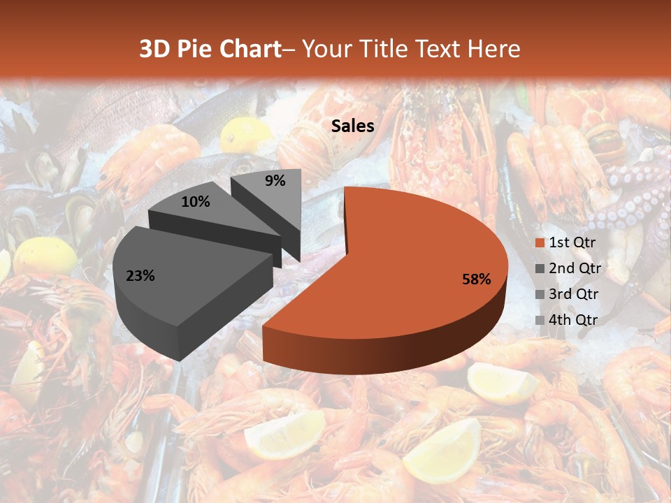 Mussels Meal Fresh PowerPoint Template