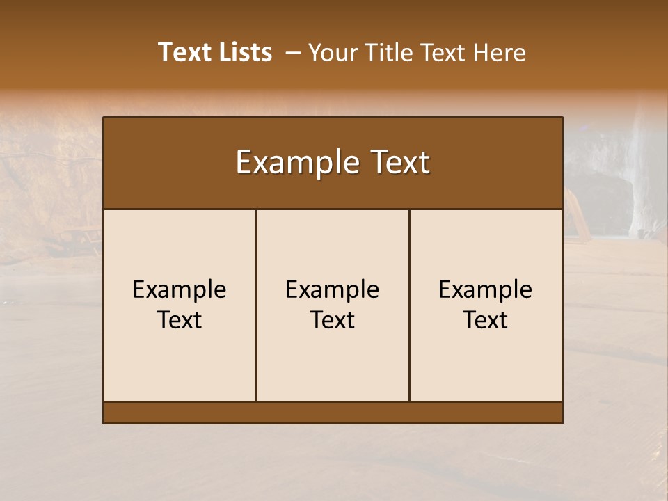 Beach Bolivia Plants PowerPoint Template