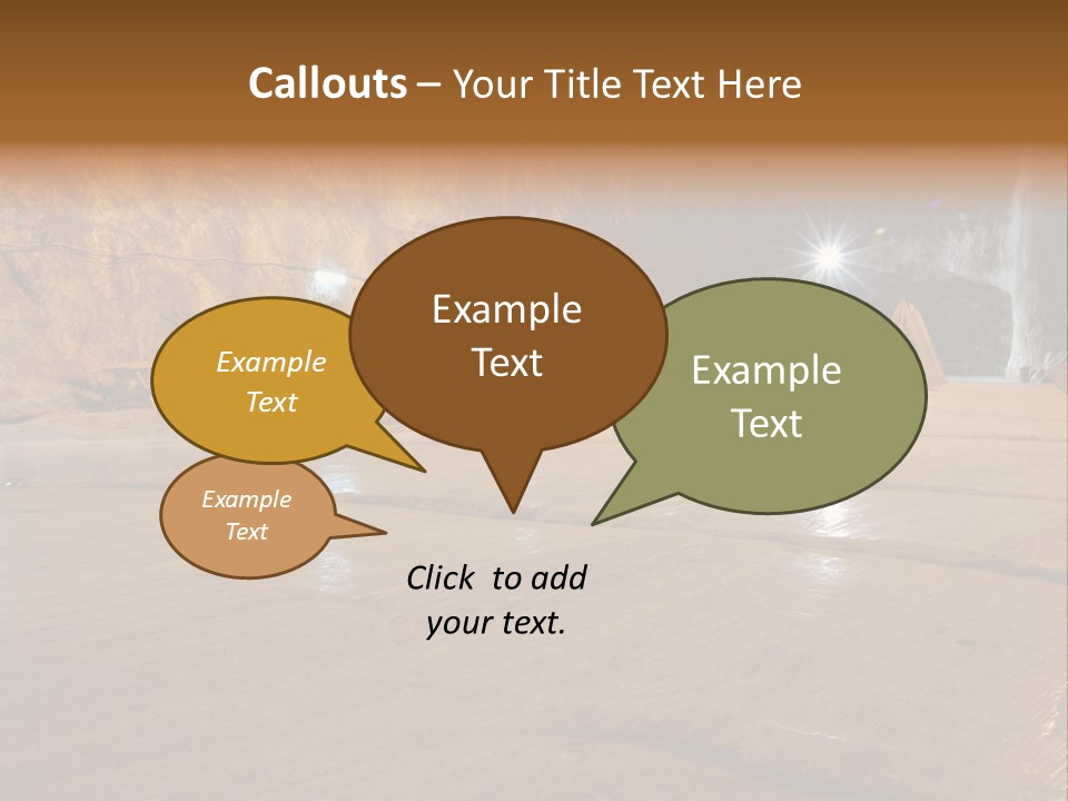 Beach Bolivia Plants PowerPoint Template