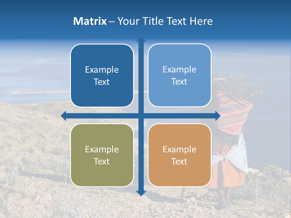 Beach Bolivia Plants PowerPoint Template