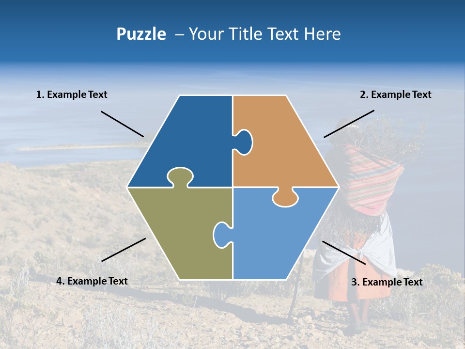 Beach Bolivia Plants PowerPoint Template