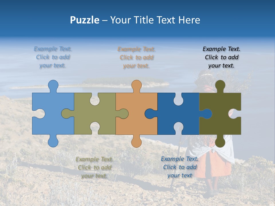 Beach Bolivia Plants PowerPoint Template