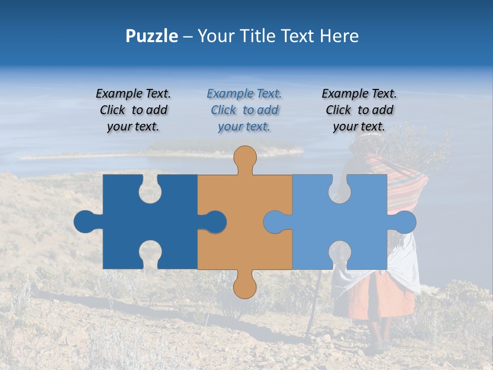 Beach Bolivia Plants PowerPoint Template