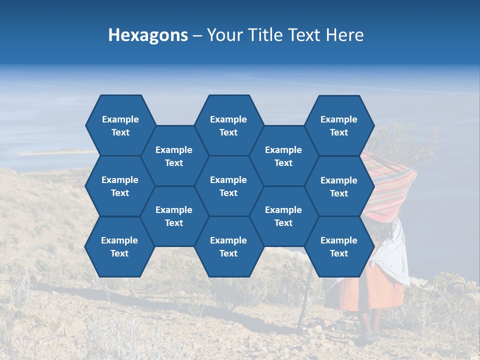 Beach Bolivia Plants PowerPoint Template