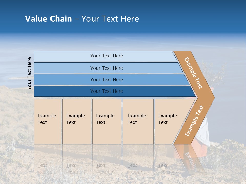 Beach Bolivia Plants PowerPoint Template