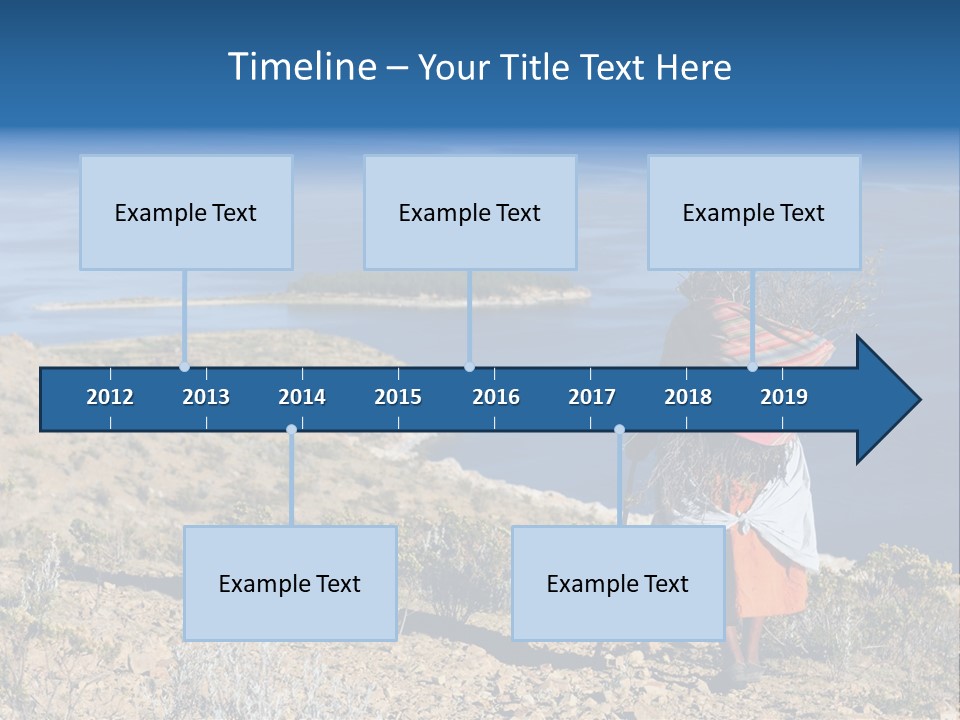 Beach Bolivia Plants PowerPoint Template