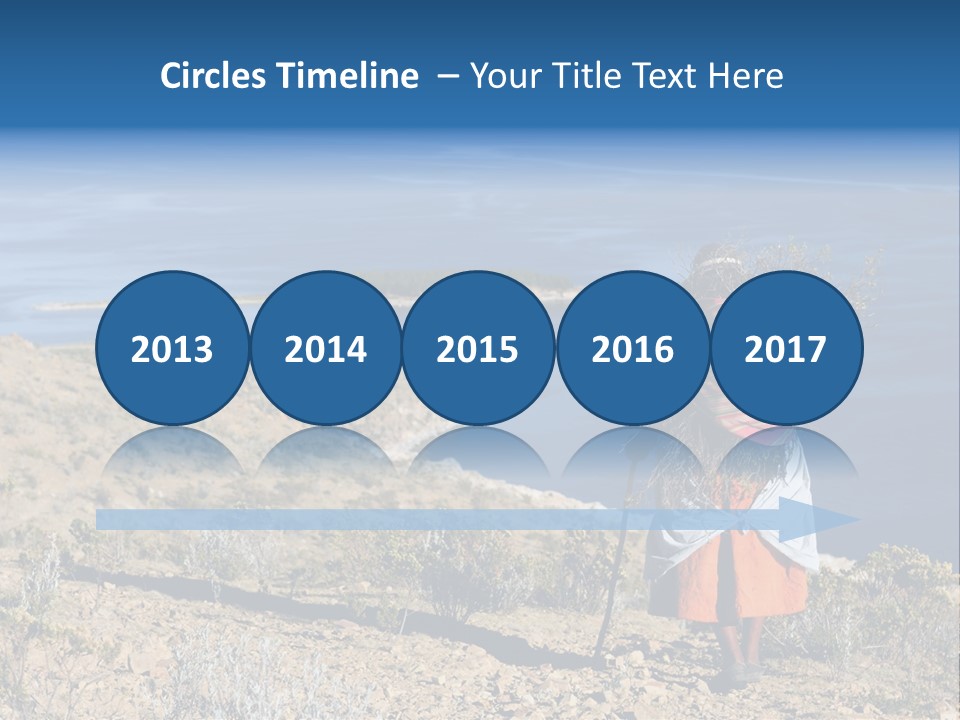 Beach Bolivia Plants PowerPoint Template