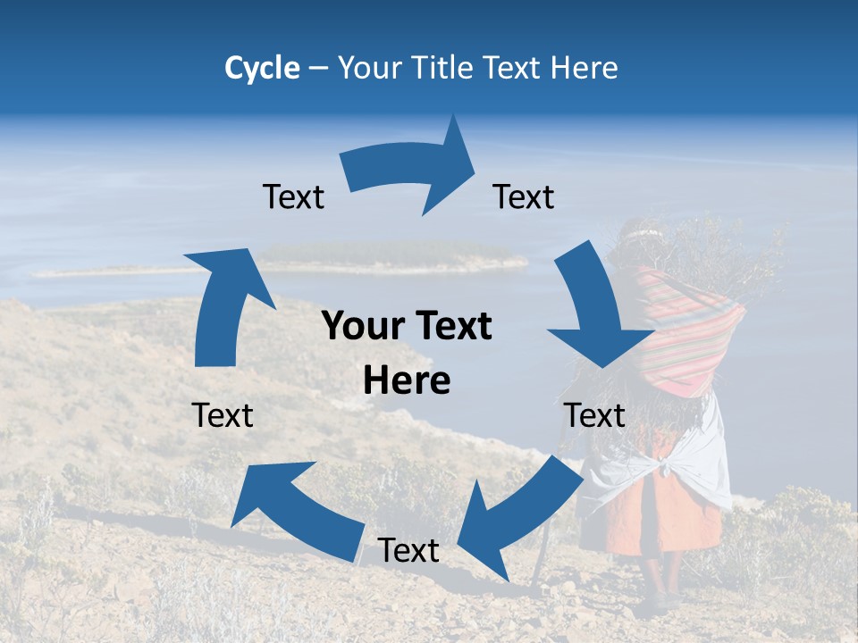 Beach Bolivia Plants PowerPoint Template