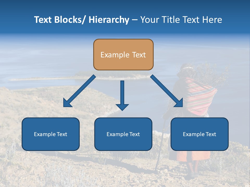 Beach Bolivia Plants PowerPoint Template