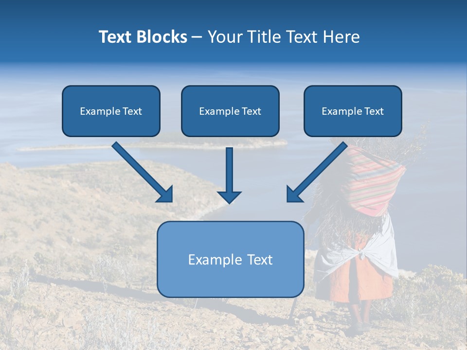 Beach Bolivia Plants PowerPoint Template