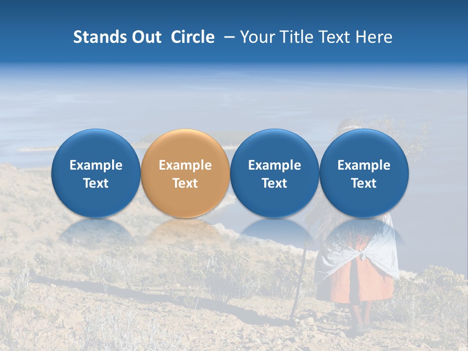 Beach Bolivia Plants PowerPoint Template