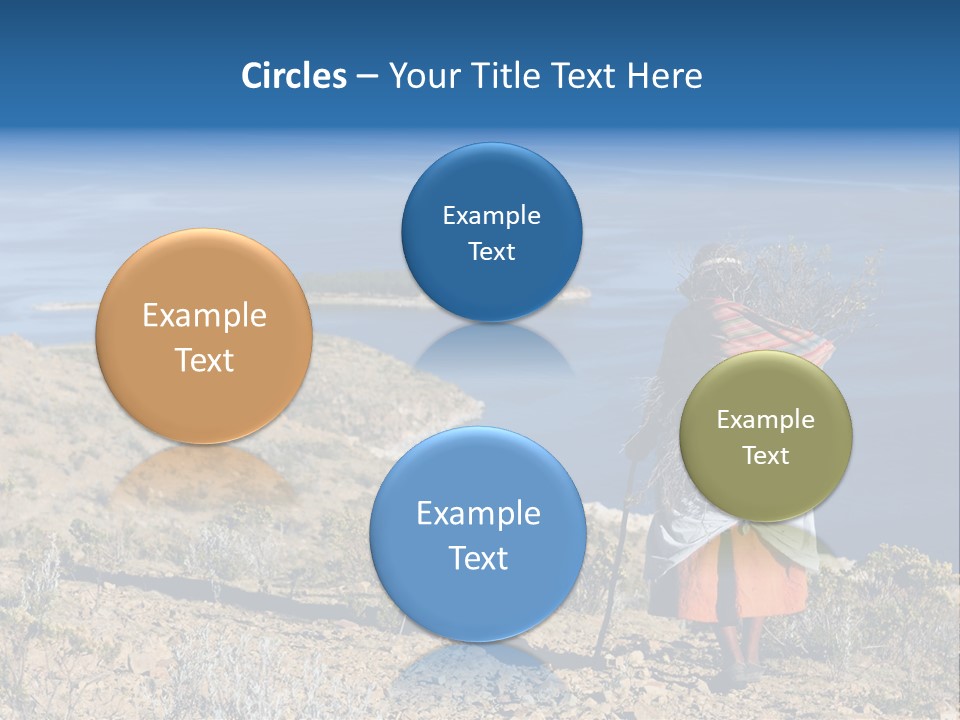 Beach Bolivia Plants PowerPoint Template