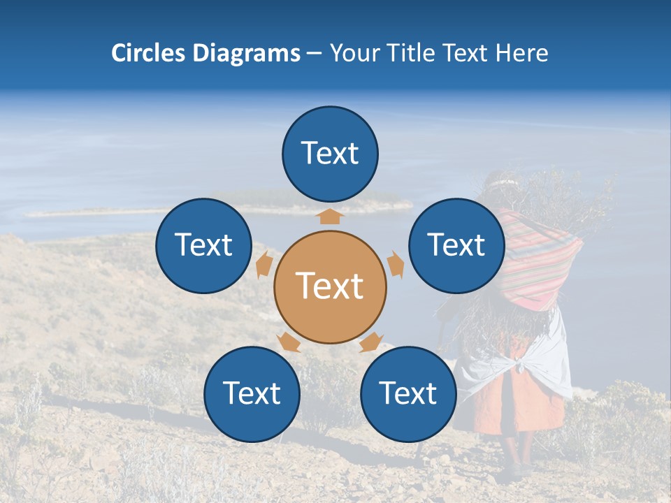 Beach Bolivia Plants PowerPoint Template