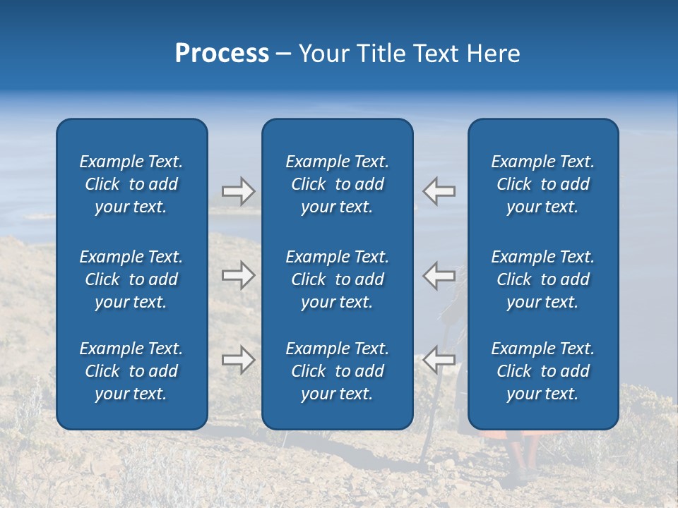 Beach Bolivia Plants PowerPoint Template