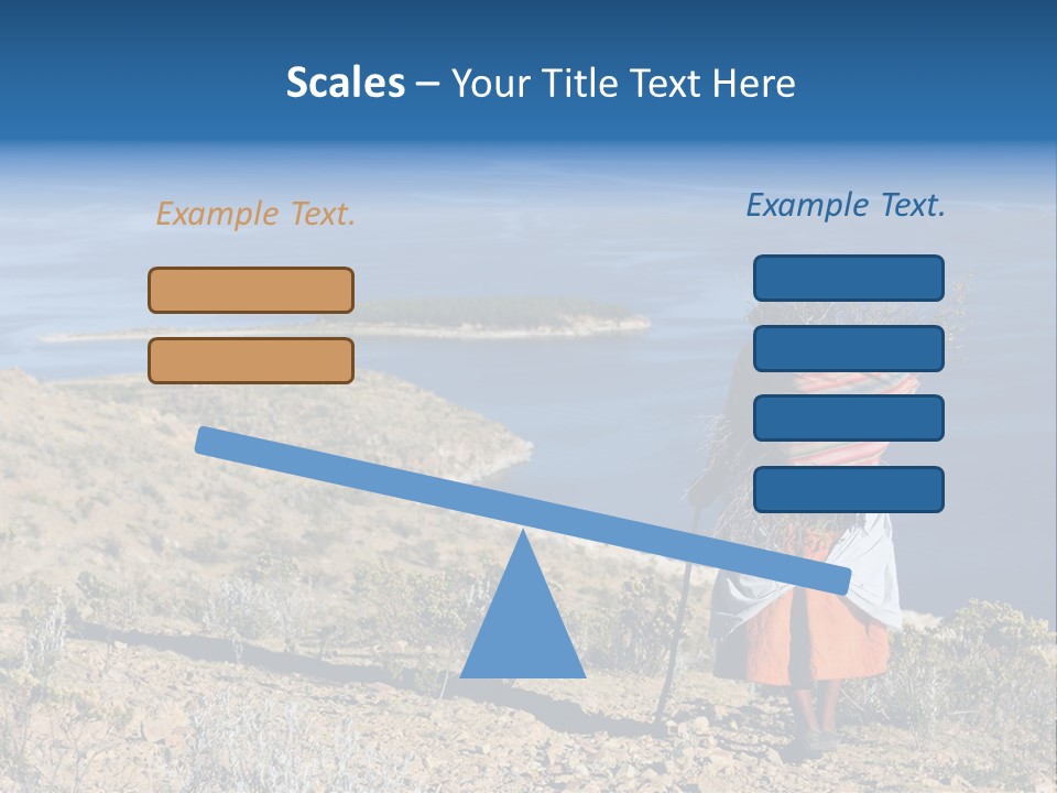 Beach Bolivia Plants PowerPoint Template