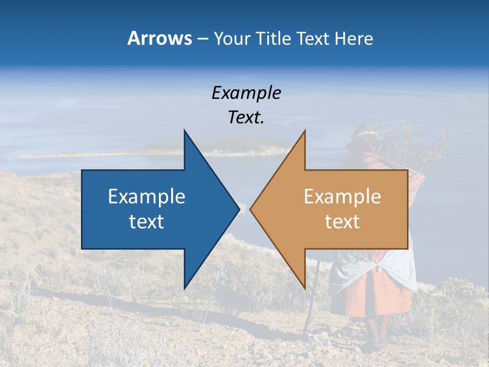 Beach Bolivia Plants PowerPoint Template