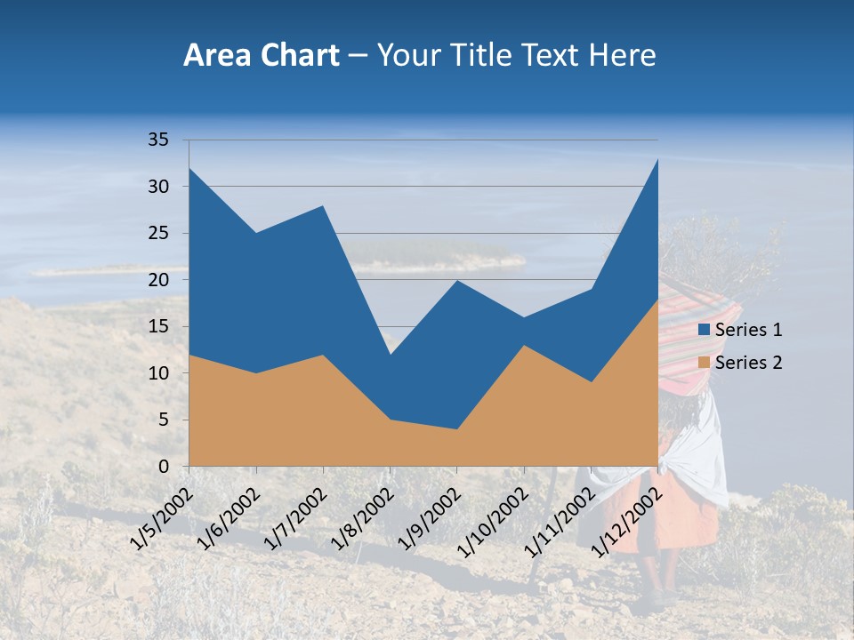 Beach Bolivia Plants PowerPoint Template