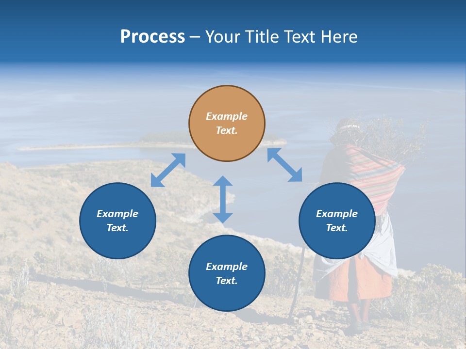 Beach Bolivia Plants PowerPoint Template