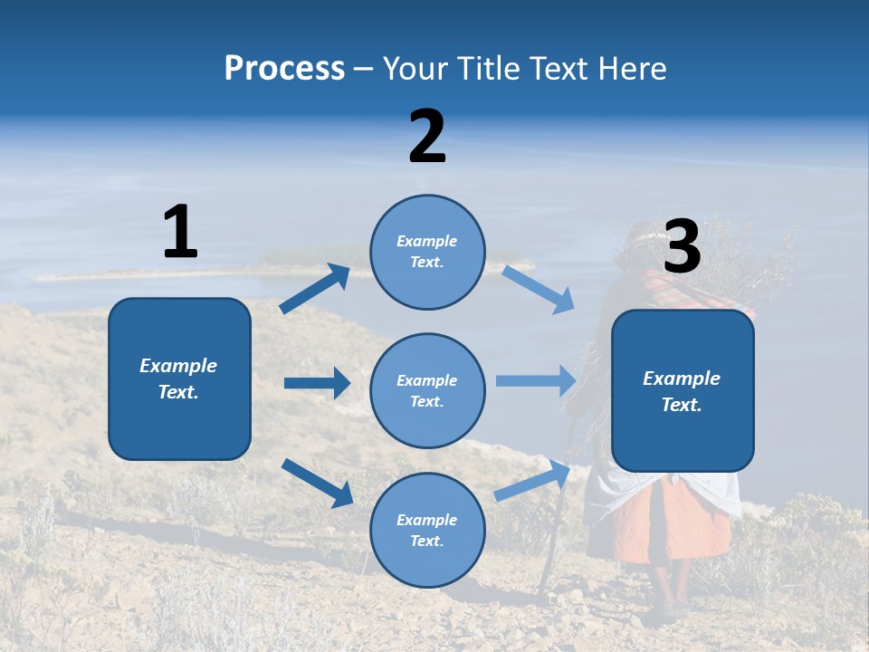 Beach Bolivia Plants PowerPoint Template