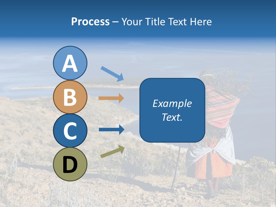 Beach Bolivia Plants PowerPoint Template