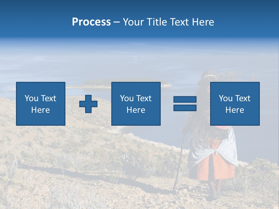 Beach Bolivia Plants PowerPoint Template