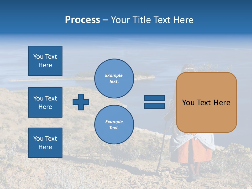 Beach Bolivia Plants PowerPoint Template