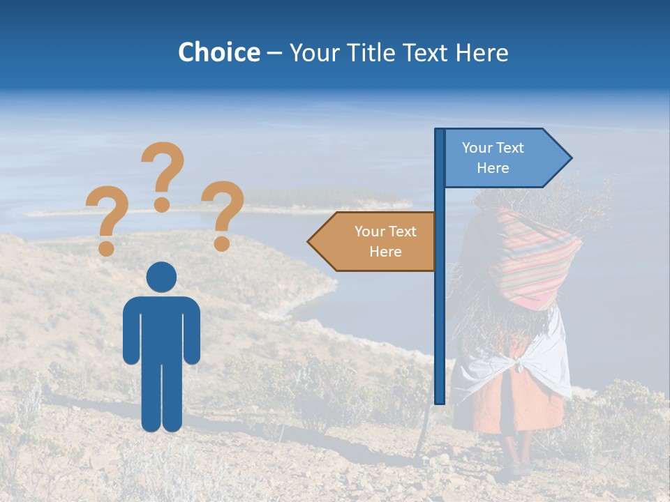 Beach Bolivia Plants PowerPoint Template