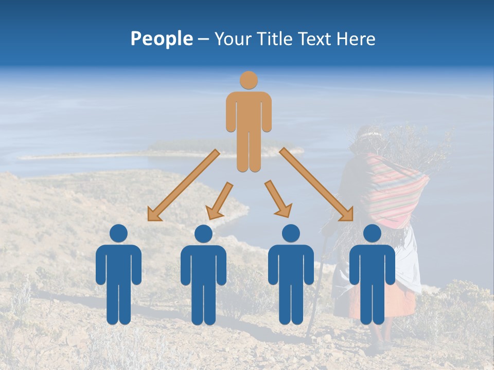 Beach Bolivia Plants PowerPoint Template