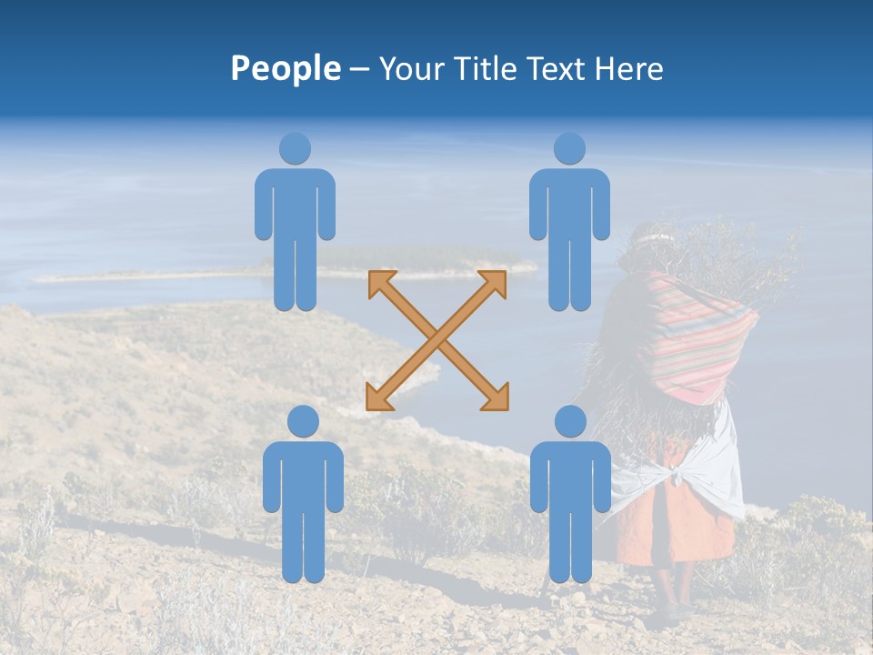 Beach Bolivia Plants PowerPoint Template