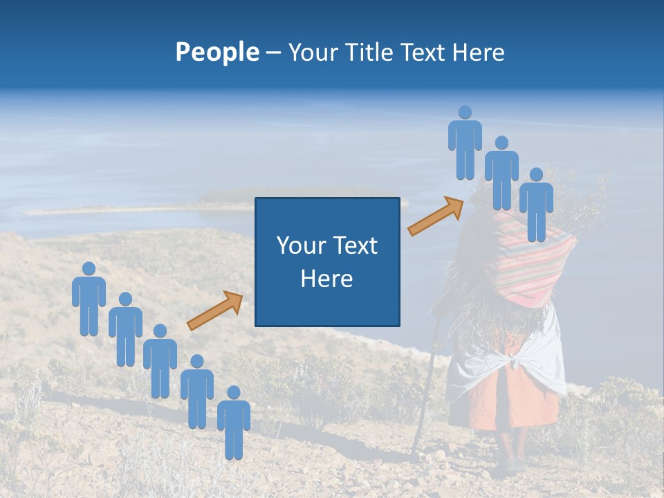 Beach Bolivia Plants PowerPoint Template