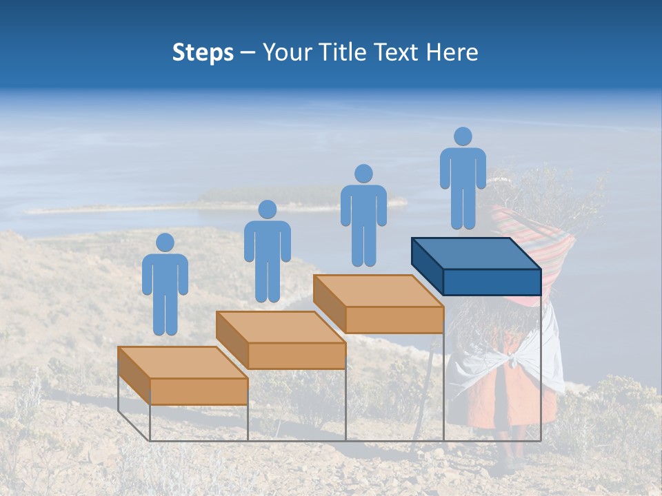 Beach Bolivia Plants PowerPoint Template