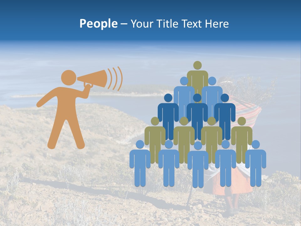 Beach Bolivia Plants PowerPoint Template