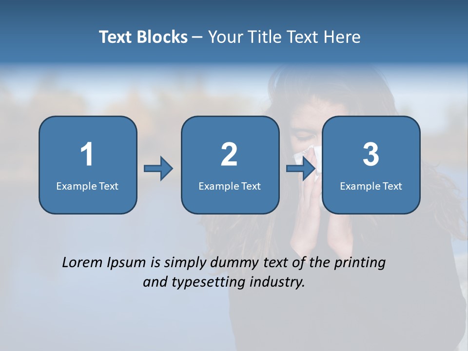 Close Up Swollen Reaction PowerPoint Template