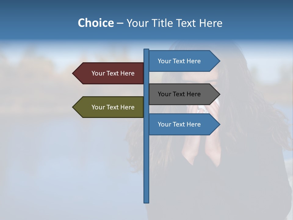 Close Up Swollen Reaction PowerPoint Template