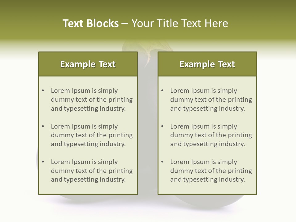 Eat Grocery Food PowerPoint Template