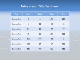 Water Safe Horizon PowerPoint Template