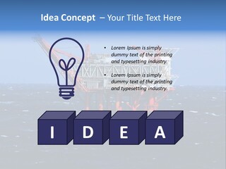 Water Safe Horizon PowerPoint Template