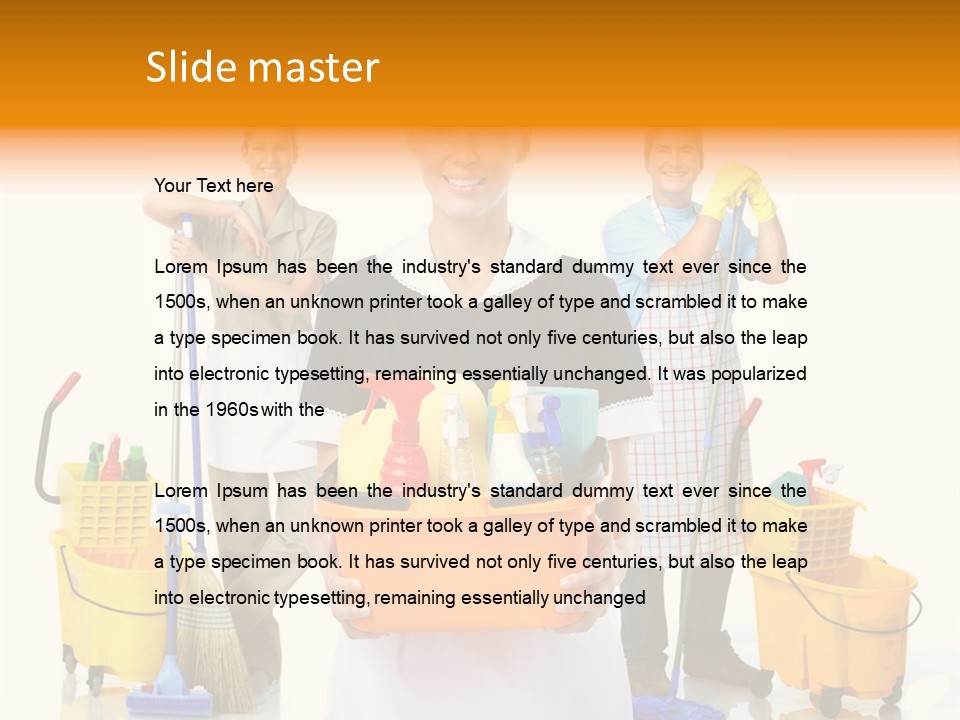 Washing Person Mess PowerPoint Template