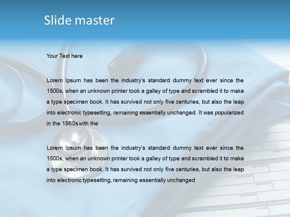 Diagnose Checkup Closeup PowerPoint Template