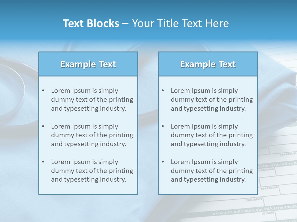 Diagnose Checkup Closeup PowerPoint Template