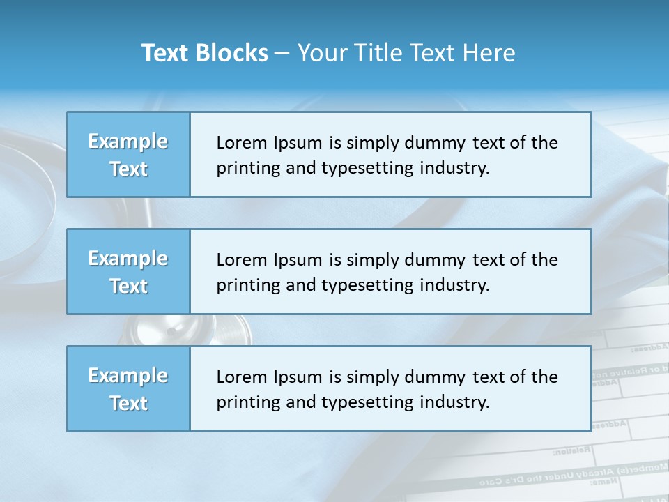 Diagnose Checkup Closeup PowerPoint Template