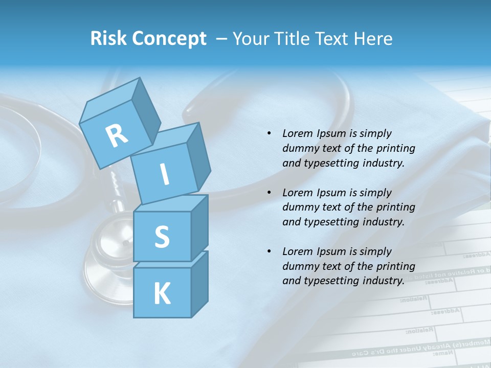 Diagnose Checkup Closeup PowerPoint Template
