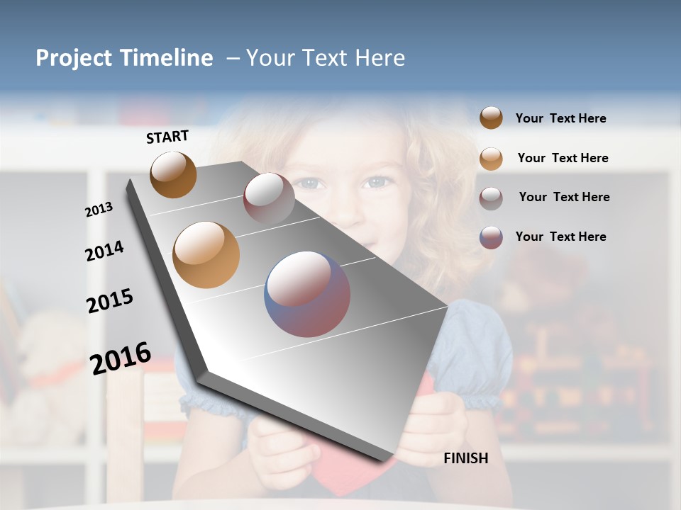 Bright Beautiful Work PowerPoint Template